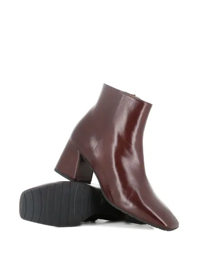 Tassinari 65mm Square-toe Ankle Boots In Brown