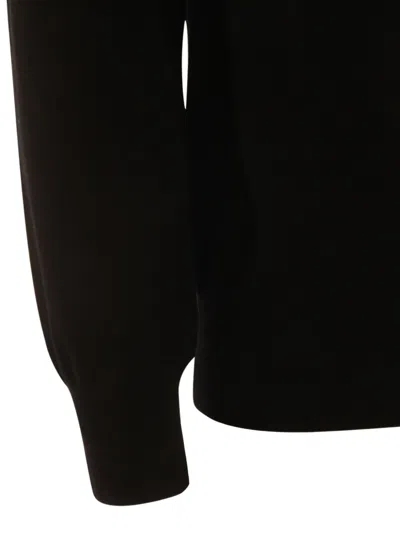 Altea Crew-neck Long-sleeve Sweater In Black