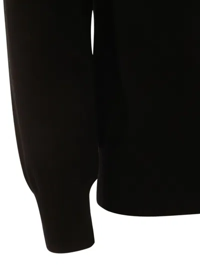 Altea Crew-neck Long-sleeve Sweater In Black