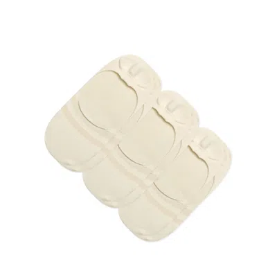 Toms Classic No Show Socks Natural 3 Pack In Neutral