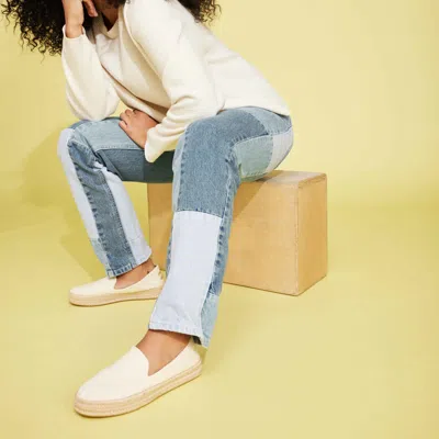 Toms Women's Carolina Twill Espadrille Slip On In Neutral