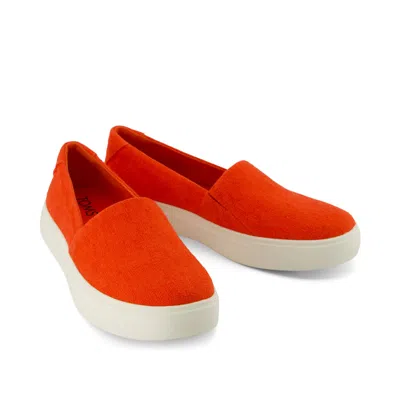 Toms Women's Kameron Slip On Sneaker Flame In Red