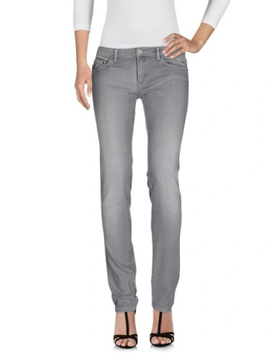 Shop Red Valentino Denim Pants In Grey