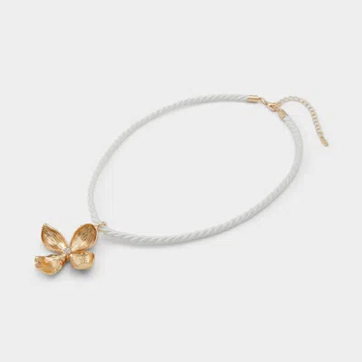 Aldo Chicadellicc In Gold/clear Multi In White