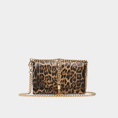 Aldo Lilithaa Faux Leather Crossbody Bag In Animal Print