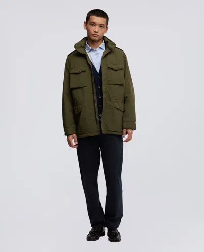 Aspesi Field Jacket New Camp In Nylon Tinto Capo - Militare In Green