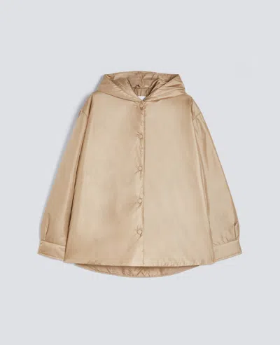 Aspesi Giubbotto Beth Con Cappuccio - Beige In Brown