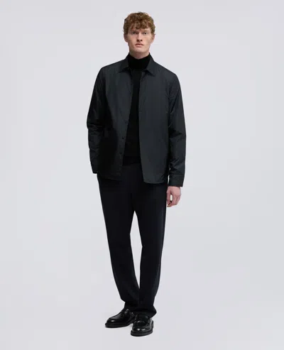 Aspesi Overshirt In Nylon Idrorepellente - Nero In Blue