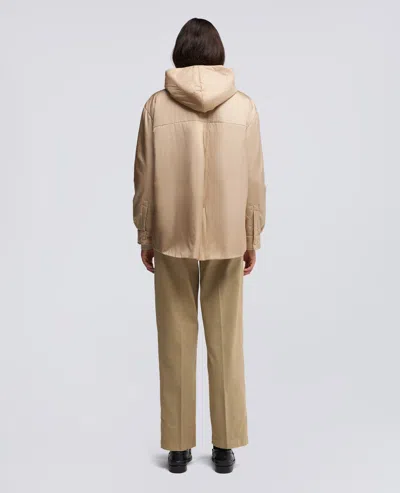 Aspesi Giubbotto Beth Con Cappuccio - Beige In Brown