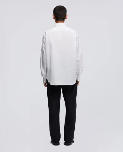 Aspesi Camicia Classica In Cotone Con Taschino - Bianco In White