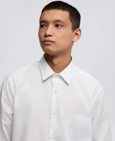Aspesi Camicia Classica In Cotone Con Taschino - Bianco In White