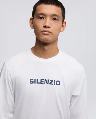 Aspesi T-shirt A Maniche Lunghe Silenzio - Bianco In White