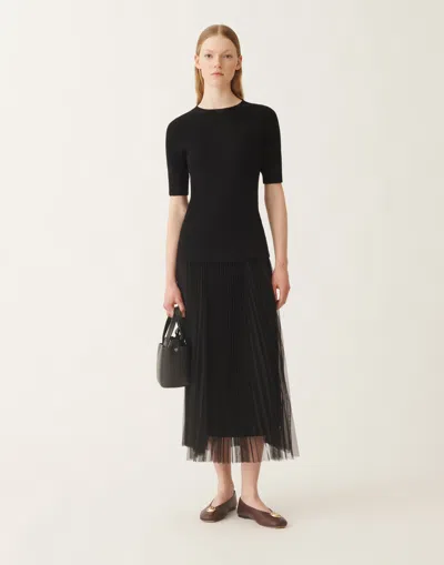 Fabiana Filippi Tulle Skirt In Black