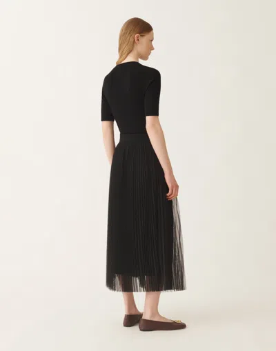 Fabiana Filippi Tulle Skirt In Black