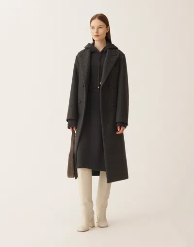 Fabiana Filippi Dress In Platinum In Gray