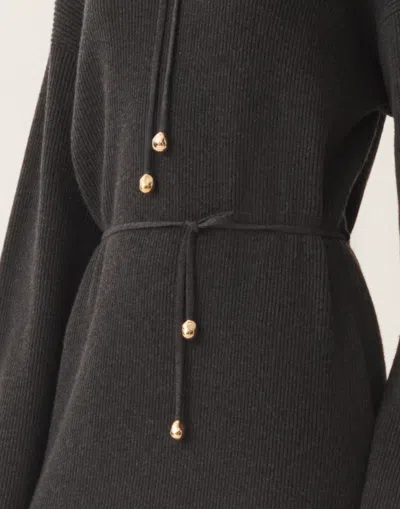 Fabiana Filippi Dress In Platinum In Gray