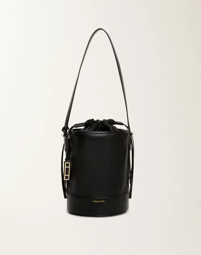 Fabiana Filippi Drawstring Bucket Bag In Black
