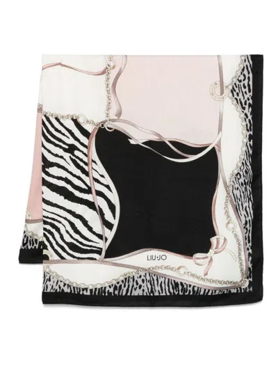 Liu •jo Zebra-print Scarf In Multi