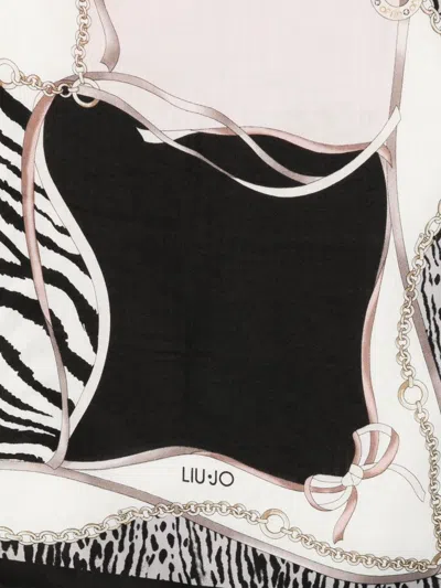 Liu •jo Zebra-print Scarf In Multi