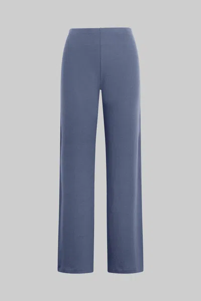 Leset Lauren Wide Leg Pants In Blue