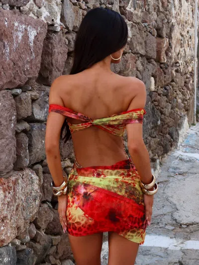 Outcast Aure Mini Dress Bonita In Multi