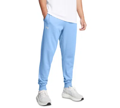 Under Armour Men's Rival Tapered-fit Fleece Joggers In Blue