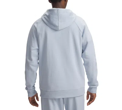 Under Armour Men's Rival Logo Embroidered Fleece Hoodie In Blue