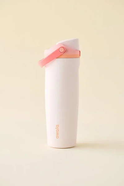 Owala Freesip Sway 30 oz Water Bottle In Sparkling Sherbert At Urban Outfitters In White