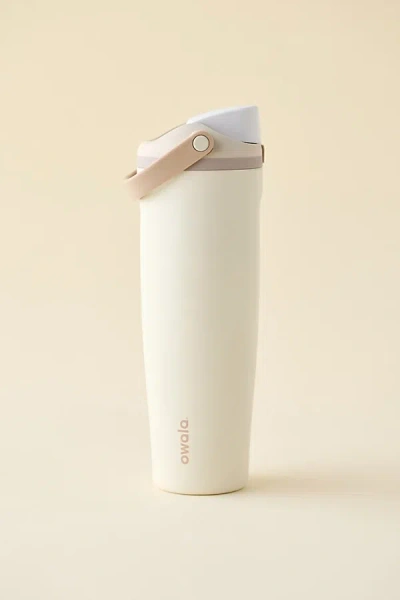 Owala Freesip Sway 40 oz Water Bottle In Tan At Urban Outfitters In White