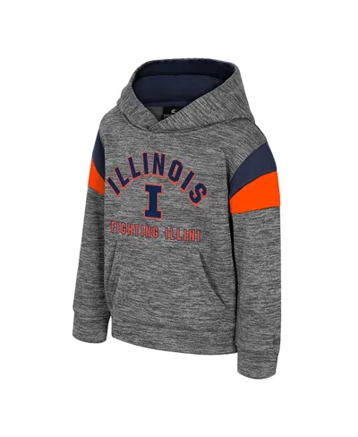 Colosseum Toddler Gray Illinois Fighting Illini Wizard City Hoodie In Gray