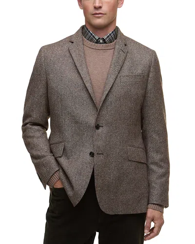 Barbour Godfrey Moons Shetland Slim Fit Blazer In Brown
