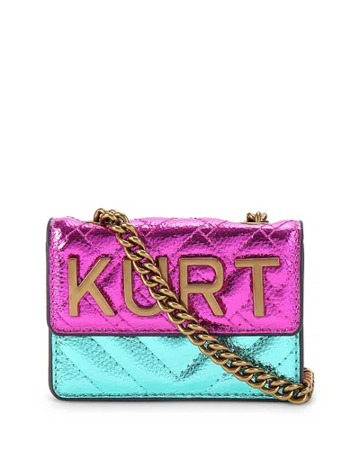 Kurt Geiger Micro Kensington Kurt Convertible Crossbody In Multi