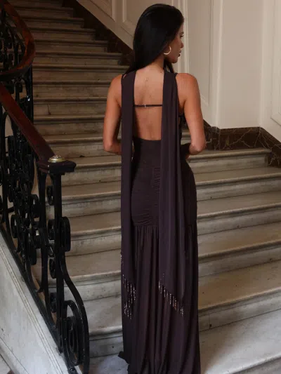 Outcast Ida Maxi Dress Chocolate