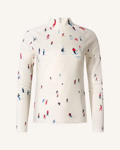 Perfect Moment 1/4 Zip Base Layer Top Xl In Multi