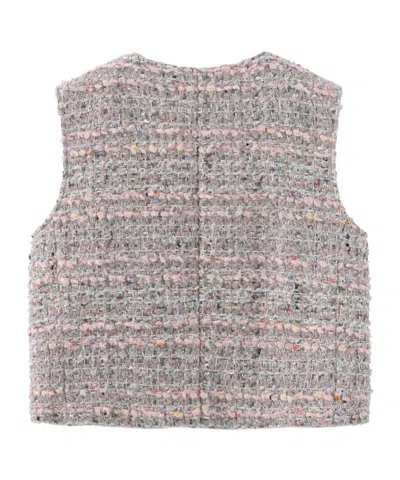Marissa Chiara V-neck Vest In Pink