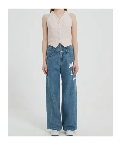 Marissa Chiara Single-breasted Vest In Pink