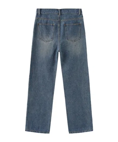 Marissa Chiara Belt Loop Jeans In Blue