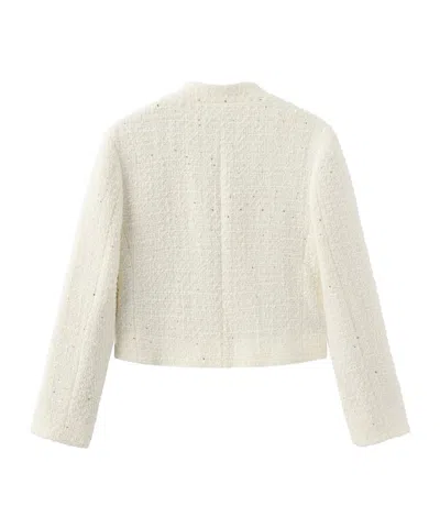 Marissa Chiara Long-sleeved Jacket In White