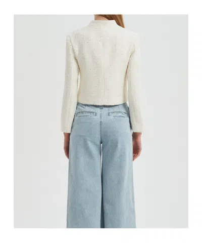 Marissa Chiara Long-sleeved Jacket In White