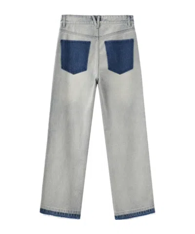 Marissa Chiara Belt Loop Jeans In Blue