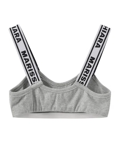 Marissa Chiara Strap Bra In Gray
