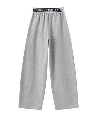 Marissa Chiara Drawstring Sweatpants In Gray