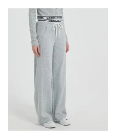 Marissa Chiara Drawstring Sweatpants In Gray