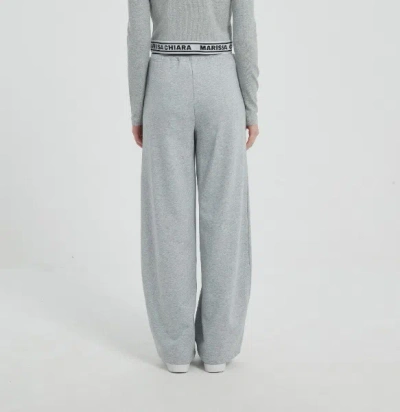 Marissa Chiara Drawstring Sweatpants In Gray