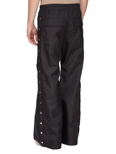 Rick Owens Drkshdw Drawstring Elastic Waist Casual Pants In Black