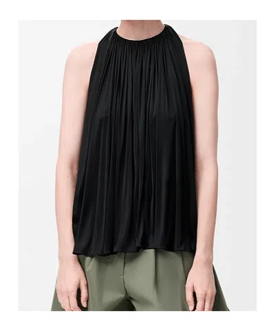 Loewe Halter Top In Viscose In Black