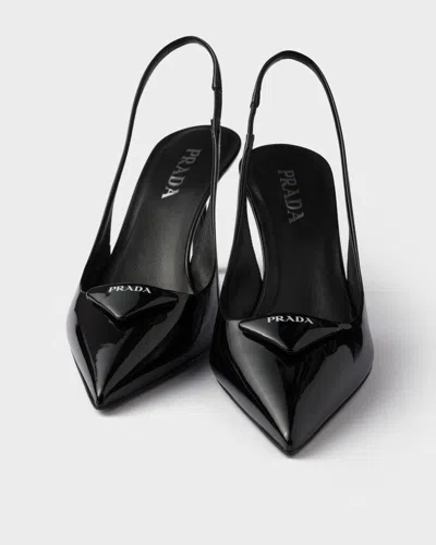 Prada Woman Black Pumps In Black