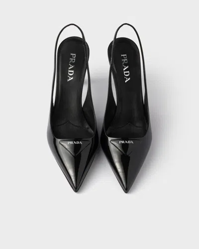 Prada Woman Black Pumps In Black