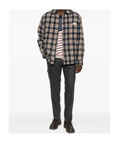 Dunst Checked Shirt In Black