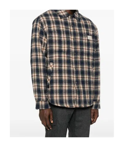 Dunst Checked Shirt In Black